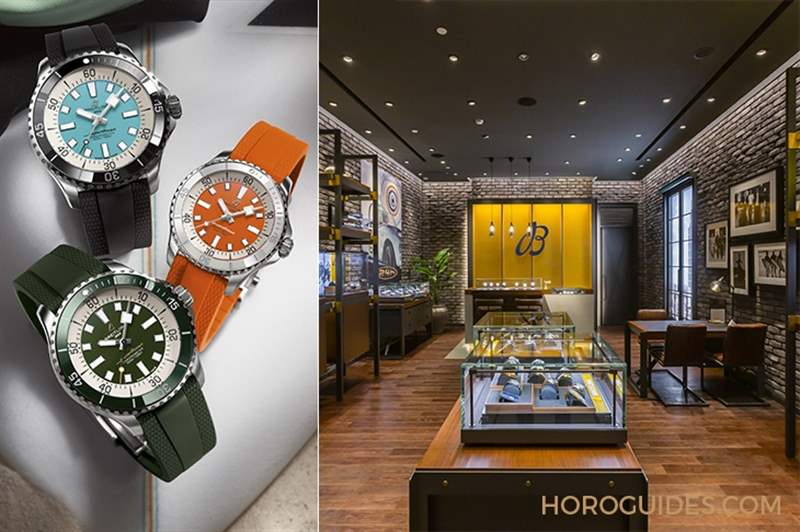 百年靈臺(tái)北101專賣店試營(yíng)運(yùn)SuperOcean新表全新到貨-復(fù)刻表