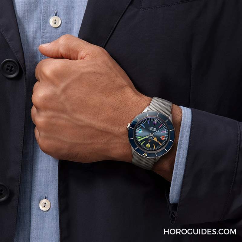 BREITLING - 點亮彩虹，向抗疫醫護英雄致敬｜百年靈Superocean Heritage  '57 限量版II