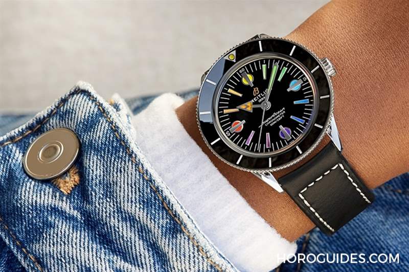 BREITLING - 點亮彩虹，向抗疫醫護英雄致敬｜百年靈Superocean Heritage  '57 限量版II