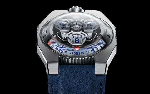 獨特的機械腕表Urwerk UR-100V熨斗