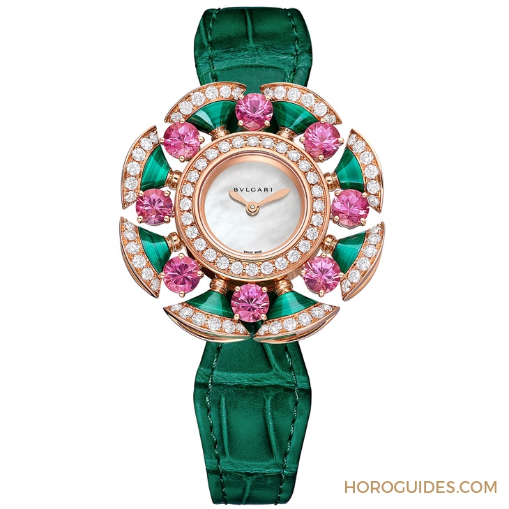 BVLGARI - 蛋白石面盤、明亮繽紛，令人醉心的BVLGARI雞尾酒彩寶時計2022新作