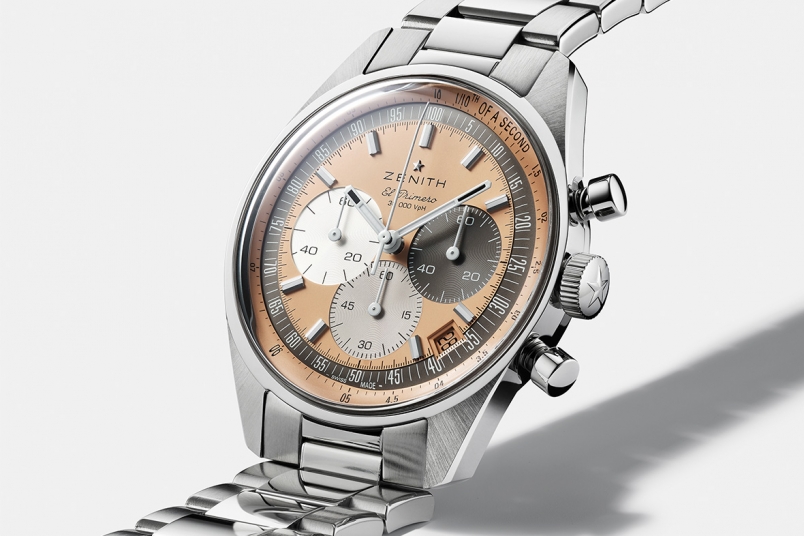 Zenith再次聯(lián)乘Hodinkee 全新限量版三文魚乳橙色表盤夠搶眼