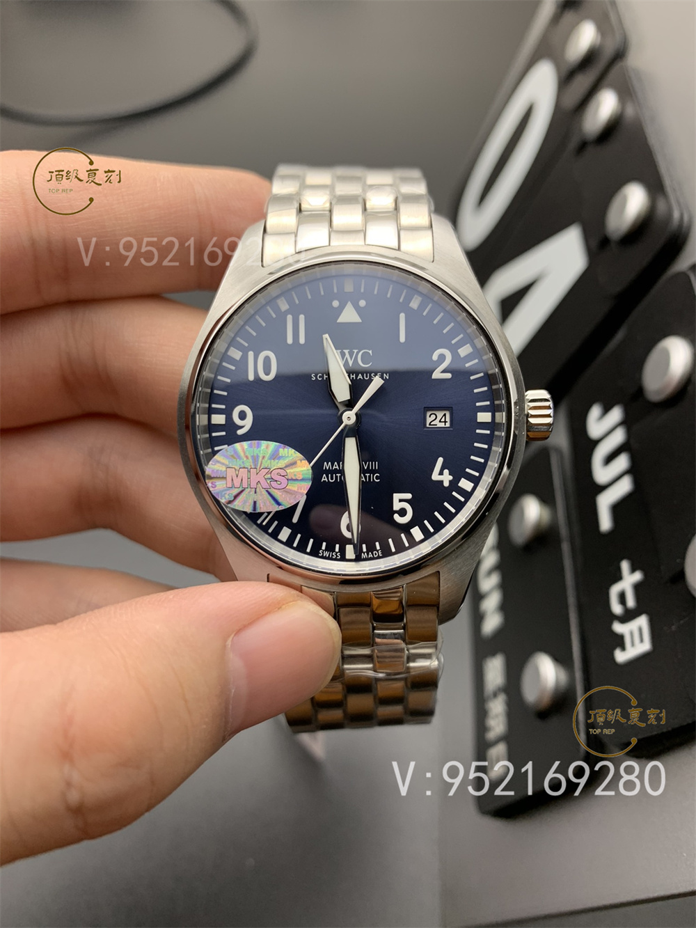 MKS廠復刻萬國馬克十八腕表做工怎么樣,對比正品可以買嗎