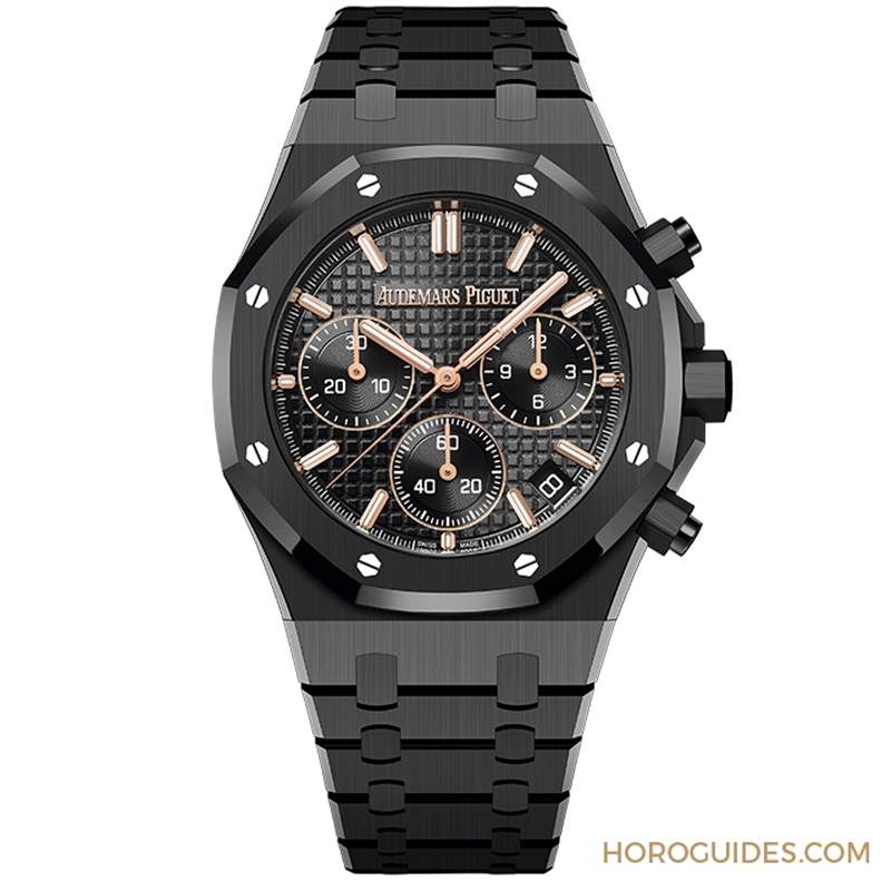 AUDEMARS PIGUET - 愛彼黑陶瓷旋風(fēng)再起，Royal Oak皇家橡樹系列41毫米自動上鏈計時碼表