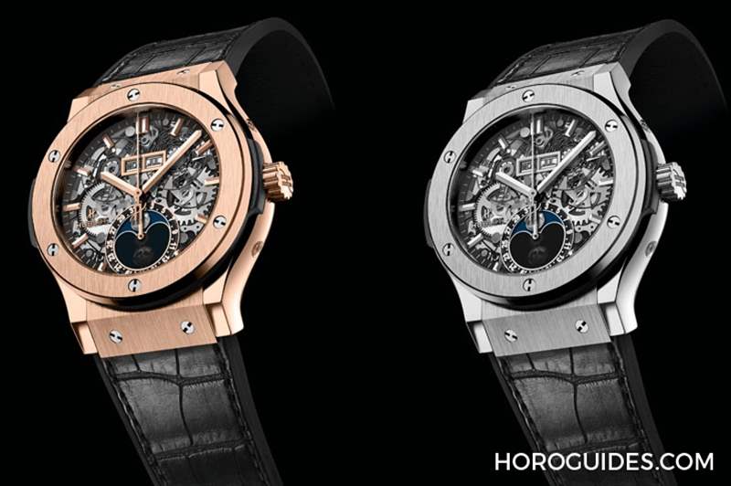 月與鏤空奇幻之境｜Hublot經典融合系列月相鏤空腕表