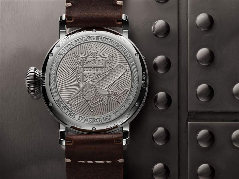 真力時(shí)飛行員系列type20航空概念手表-飛機(jī)外皮表盤設(shè)計(jì)