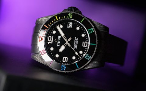 夏末黑魂大魔王來襲TITONI Seascoper CarbonTech 彩虹圈大升級