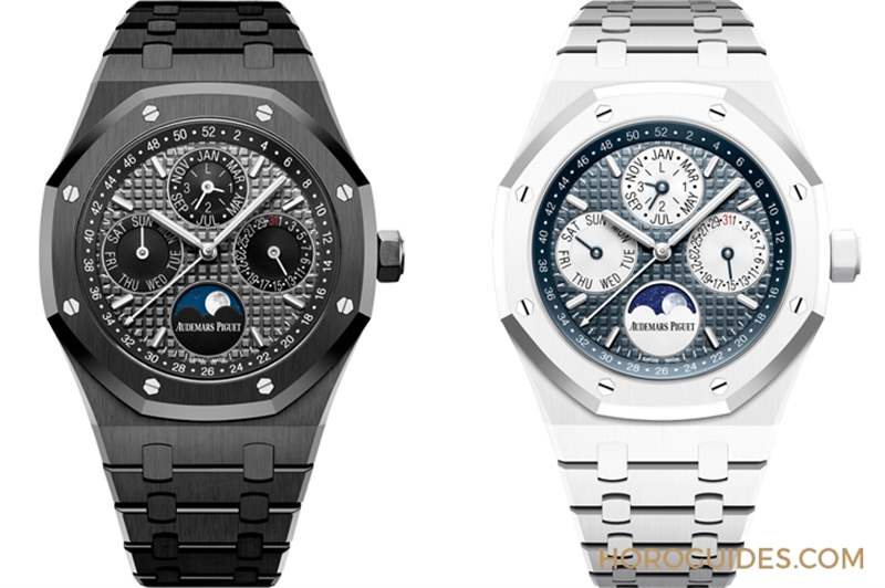 AUDEMARS PIGUET - 愛彼第一只藍色陶瓷表！ 皇家橡樹萬年歷藍色陶瓷鏈帶腕表