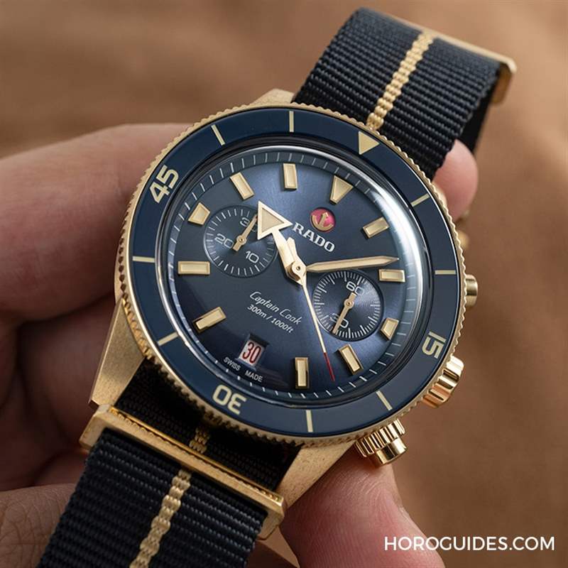 RADO - 陶瓷圈計(jì)時(shí)潛水表最新選擇｜RADO雷達(dá)表庫(kù)克船長(zhǎng)計(jì)時(shí)碼表【名表上手】