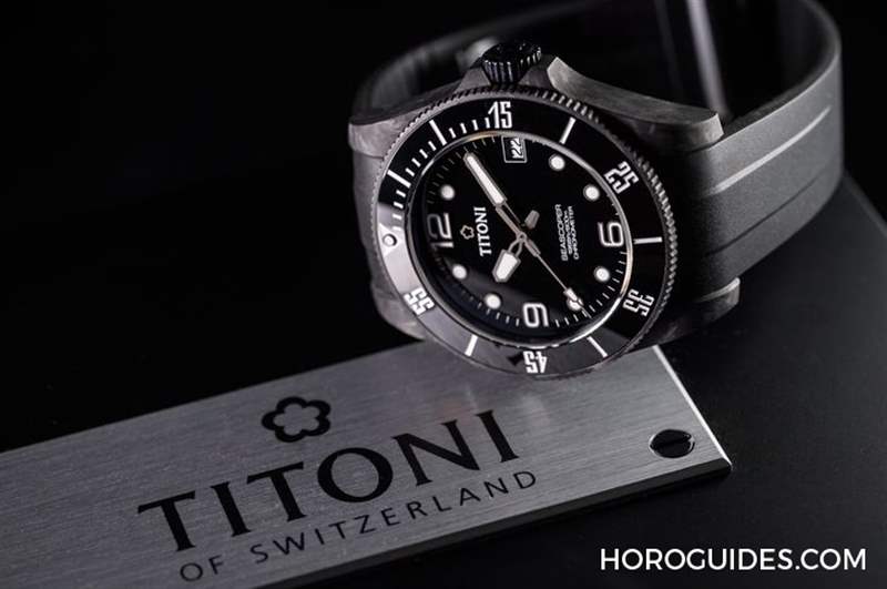 TITONI - 夏末黑魂大魔王來(lái)襲TITONI Seascoper CarbonTech 彩虹圈大升級(jí)