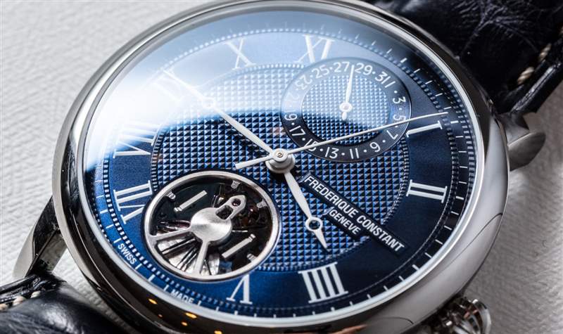 Frederique Constant Slimline Monolithic Manufacture 40Hz 硅振蕩器動(dòng)手手表