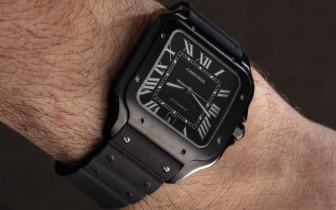 動(dòng)手：卡地亞桑托斯黑色 aDLC WSSA0039 手表