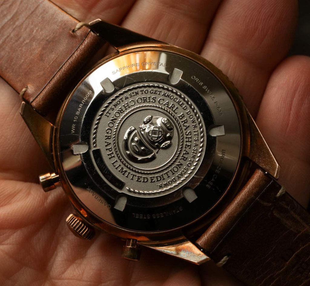 Oris Carl Brashear 計(jì)時碼表限量版青銅腕表