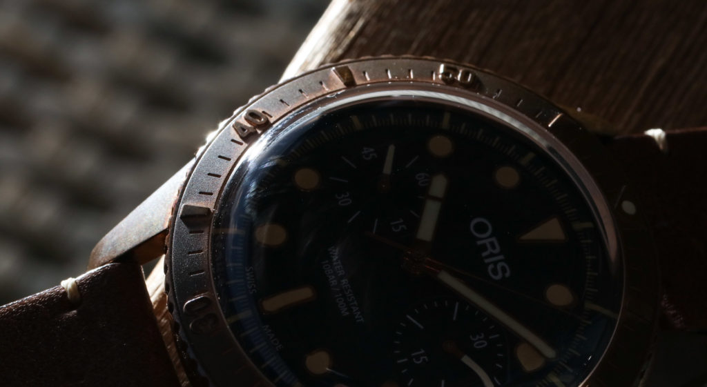 Oris Carl Brashear 計(jì)時碼表限量版青銅腕表