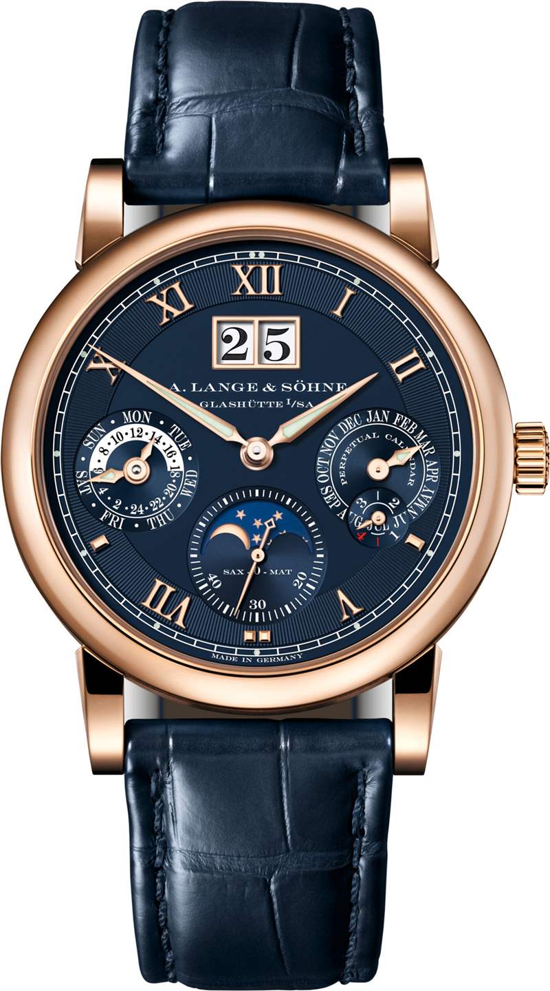 A. Lange & S?hne Langematik Perpetual 限量版藍(lán)色手表