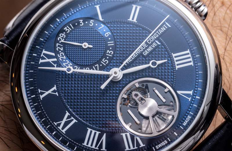 Frederique Constant Slimline Monolithic Manufacture 40Hz 硅振蕩器動(dòng)手手表