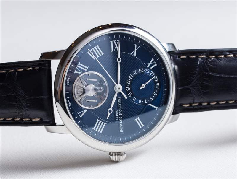 Frederique Constant Slimline Monolithic Manufacture 40Hz 硅振蕩器動(dòng)手手表