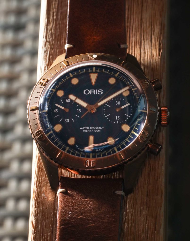 Oris Carl Brashear 計(jì)時碼表限量版青銅腕表