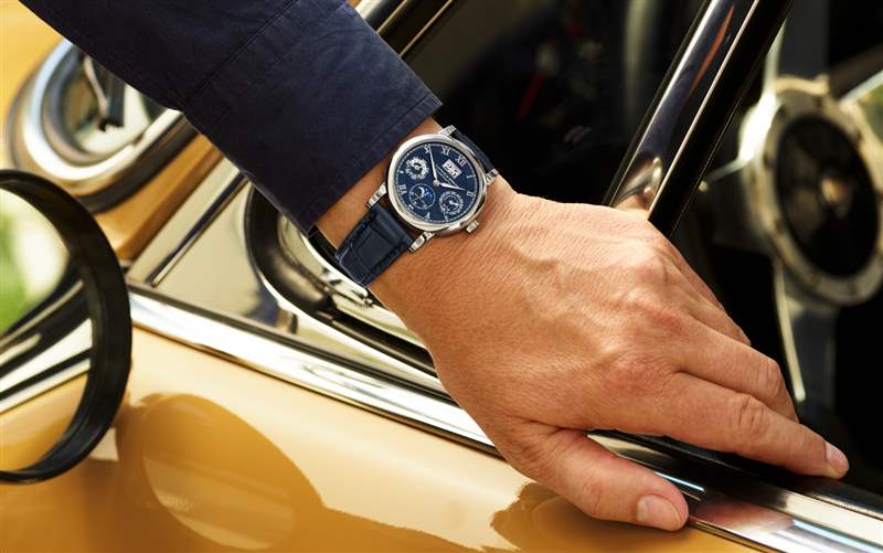 A. Lange & S?hne Langematik Perpetual 限量版藍(lán)色手表