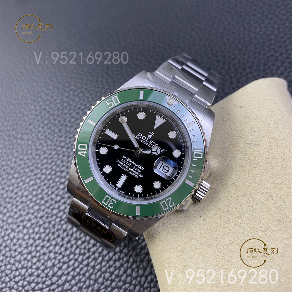 C廠41mm綠水鬼怎么樣-C廠clean廠勞力士綠水鬼126610復刻表3235機芯做工評測