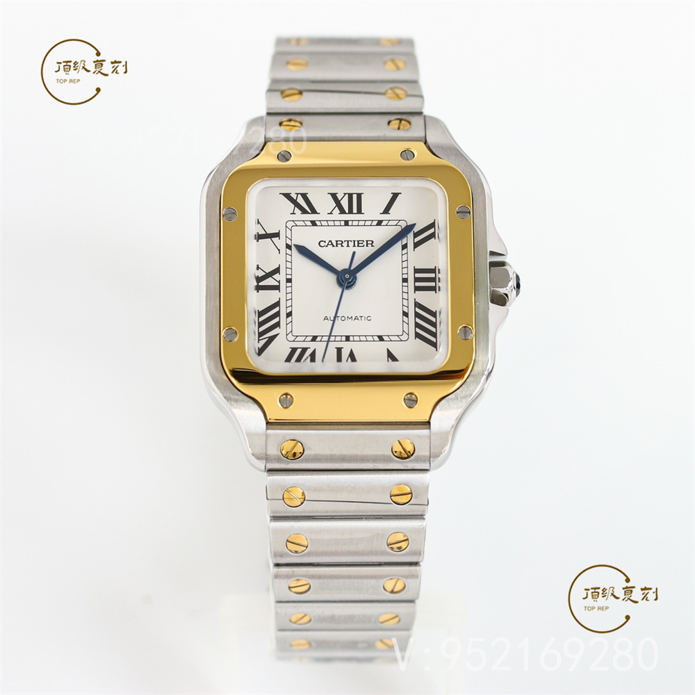 GF廠卡地亞35mm中號山度士復(fù)刻表鍍金新配色怎么樣