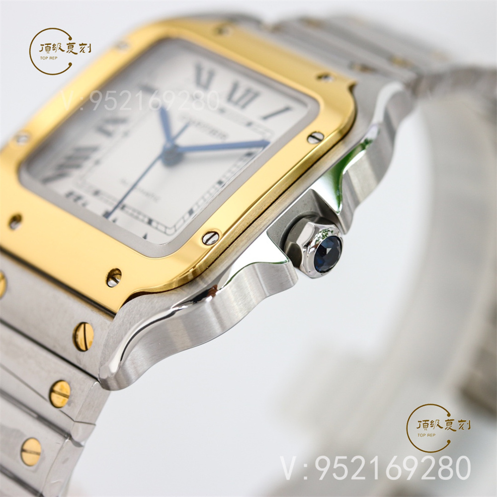 GF廠卡地亞35mm中號山度士復(fù)刻表鍍金新配色怎么樣
