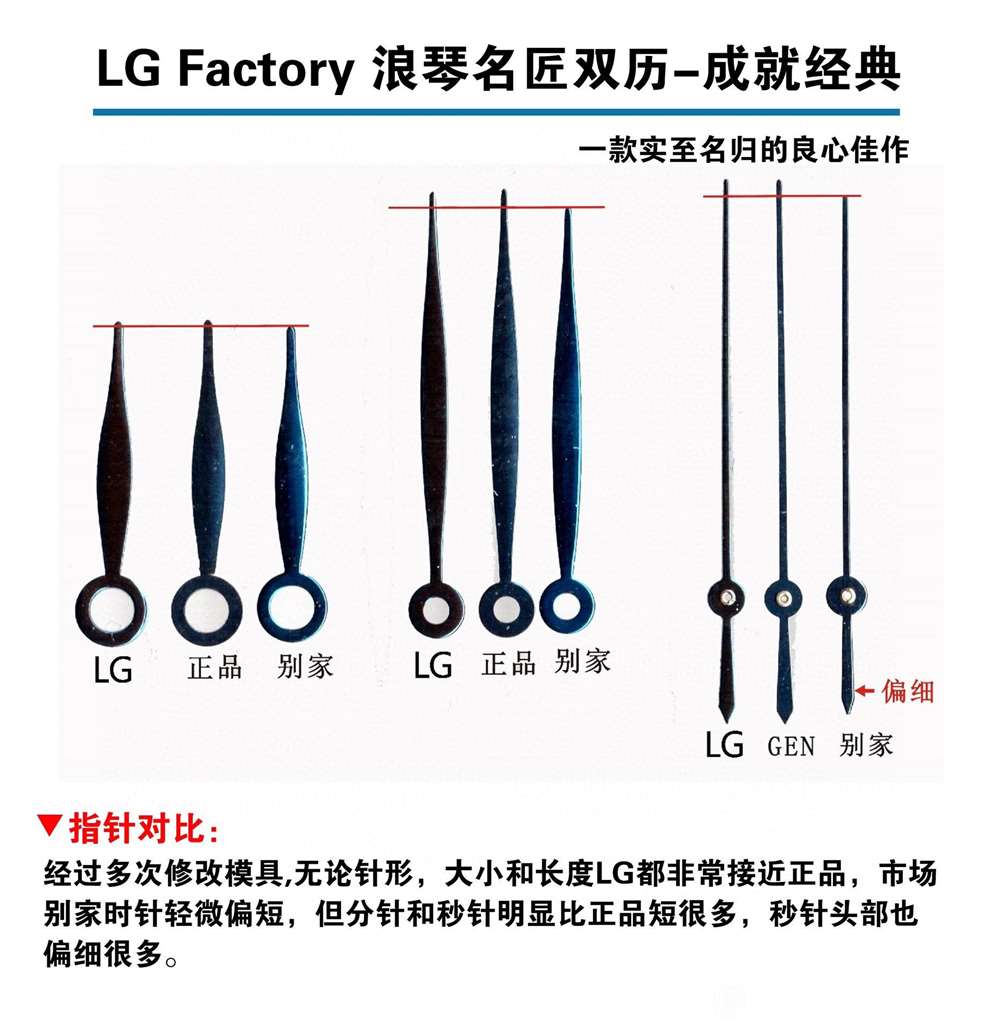 LG廠浪琴名匠雙歷全新升級(jí)做工怎么樣,VS廠浪琴名匠