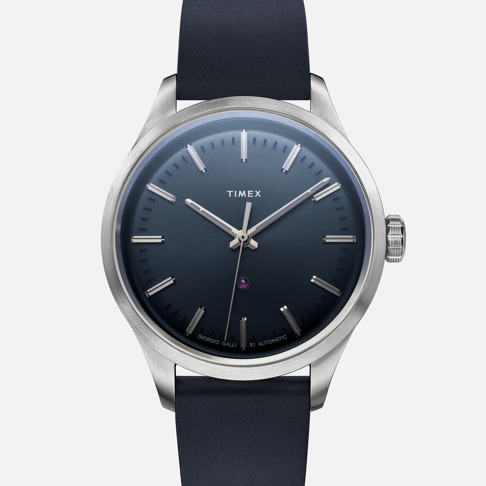 藍(lán)色 Timex Giorgio Galli S1 Automatic 38mm 士兵形象