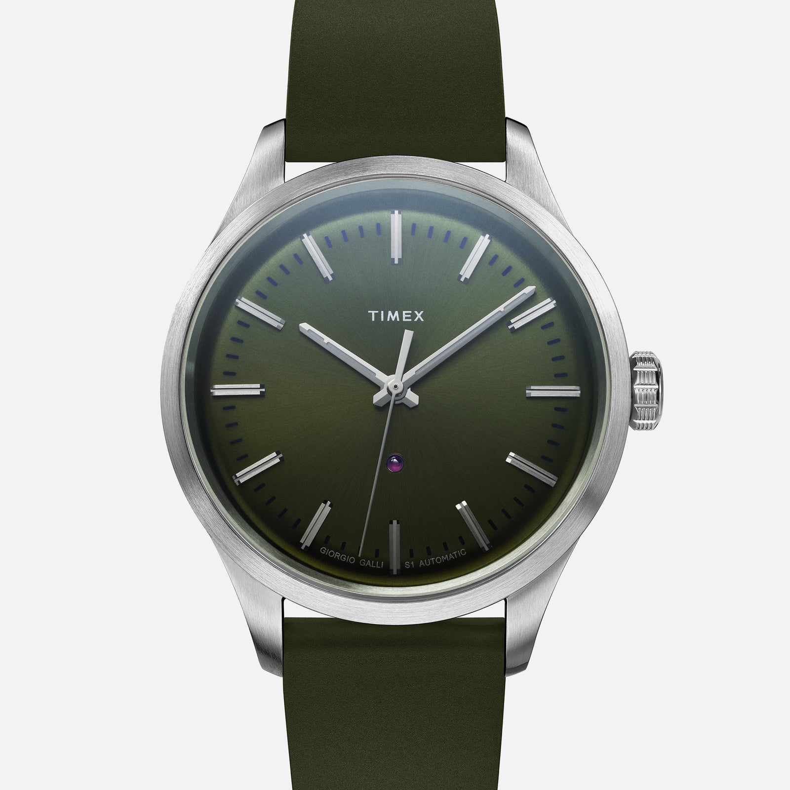 Soldier image of the green 天美時(shí) Giorgio Galli S1 Automatic 38mm