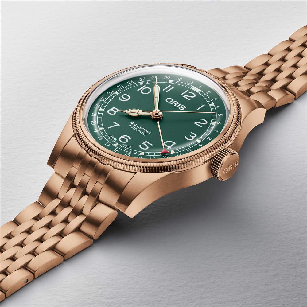 豪利時大表冠指針日期