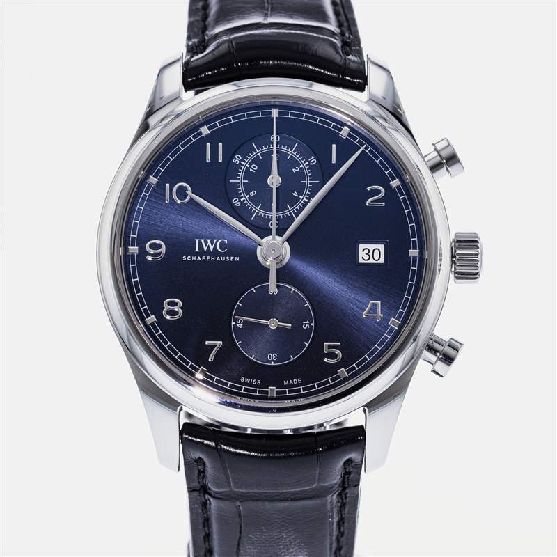 IWC Schaffhausen 葡萄牙計(jì)時(shí)碼表 Classic Ref. 的士兵射擊。 IW3903-03