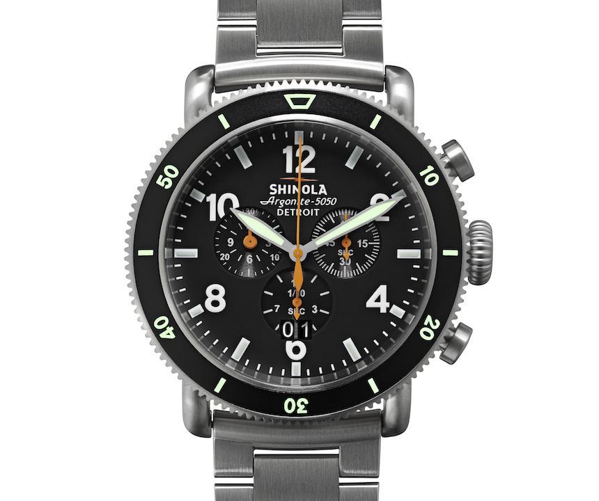 Shinola-Black-Blizzard-Titanium-Chronograph-48 毫米