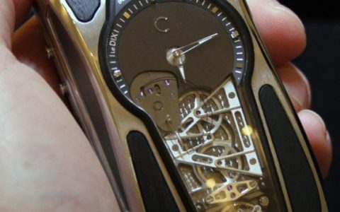 Celsius攝氏 X VI II LeDIX折疊手機形狀陀飛輪手表