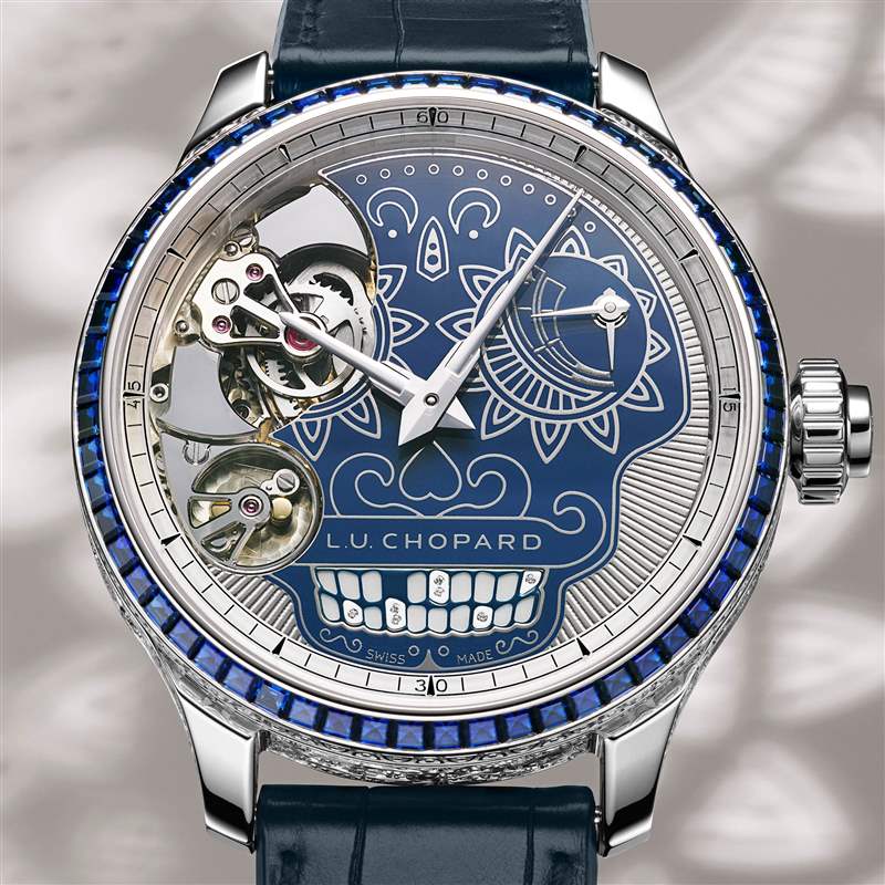表盤，Chopard Full Strike Dia De Los Muertos 三問報時裝置