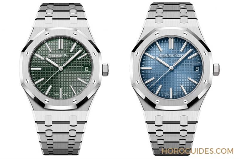 AUDEMARS PIGUET - 白金材質的Royal Oak「JUMBO」16202BC，采用愛彼全新藍色粒紋表面