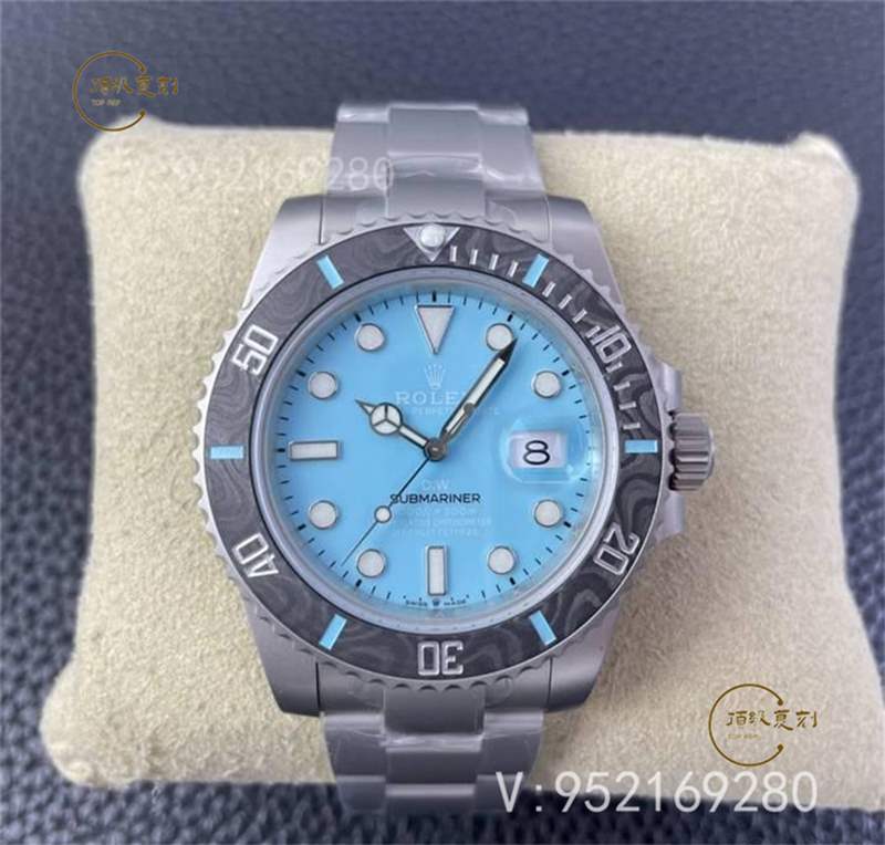 VS廠勞力士DIW改裝蒂芙尼(Tiffany)藍水鬼做工怎么樣,丹東3135機芯-復刻表