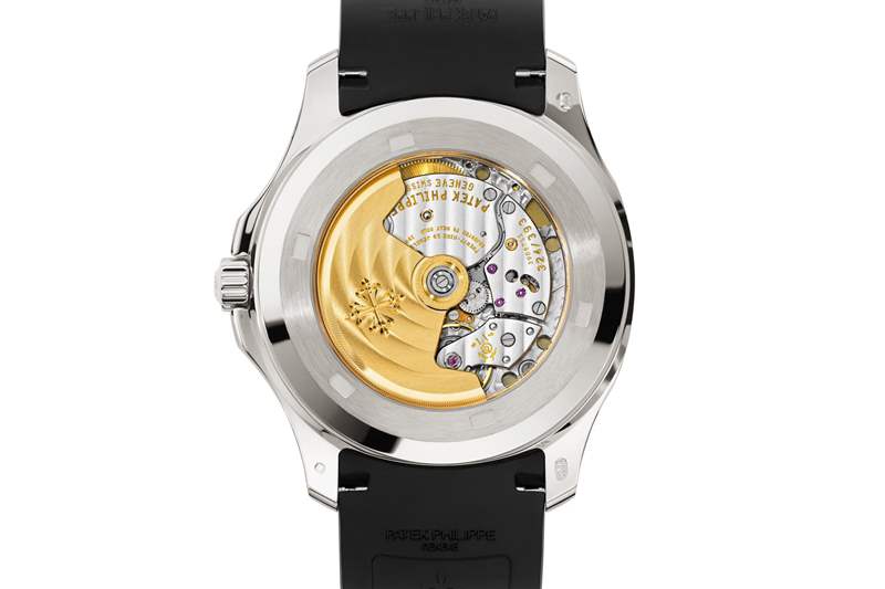 百達(dá)翡麗 Aquanaut 5167A 機(jī)芯底蓋照片