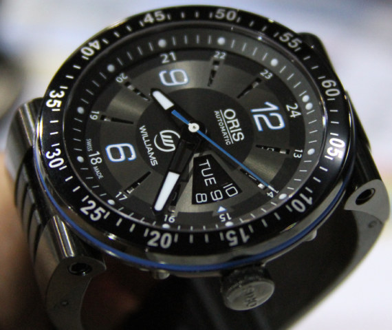 豪利時(shí)Oris Williams F1 Team Day Date DLC黑盤腕表