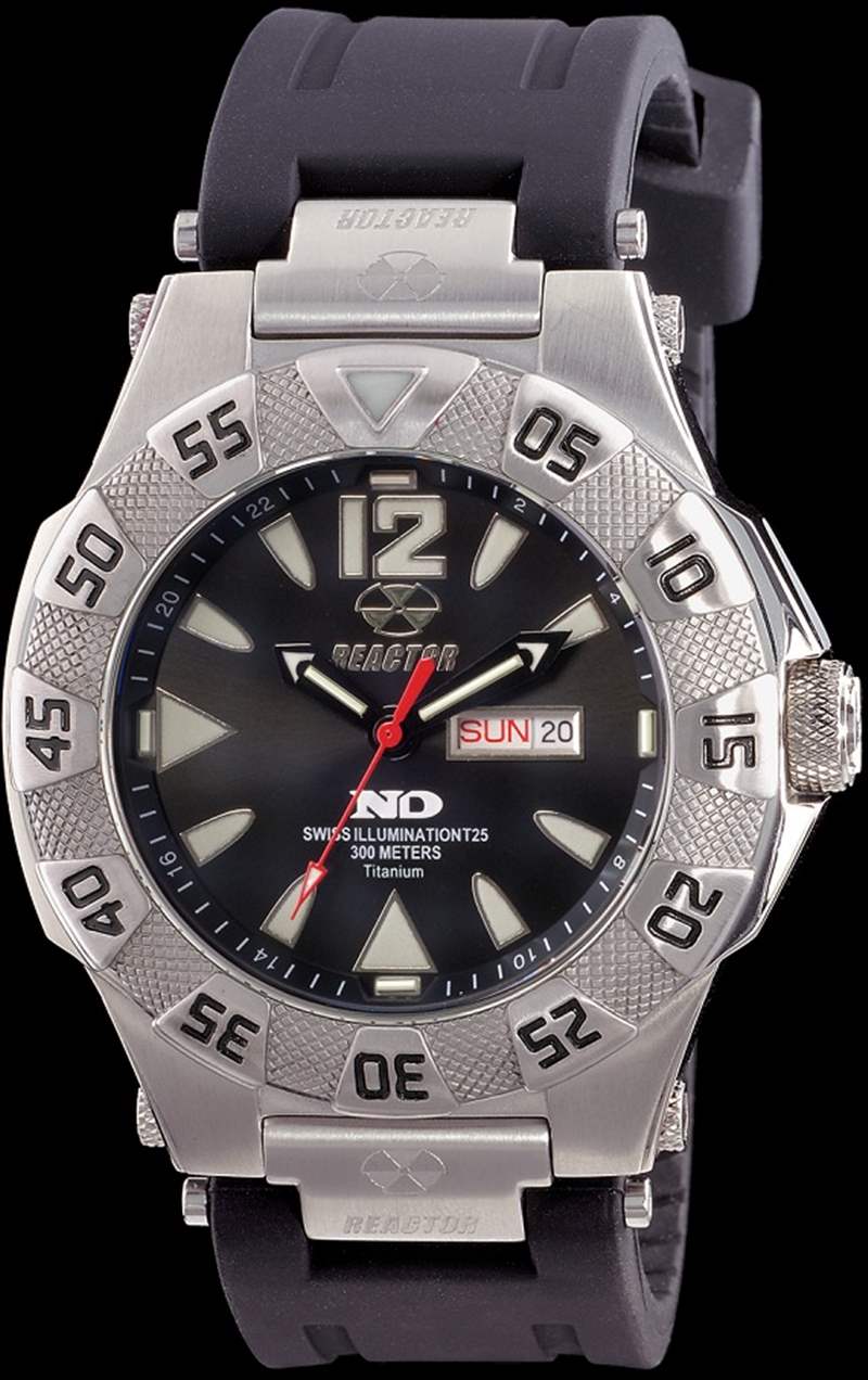 反應(yīng)堆Reactor伽馬鈦紅色表盤(pán)手表