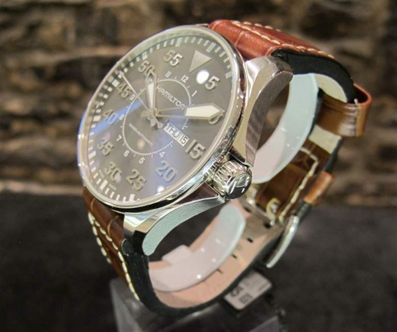 漢密爾頓卡其色飛行員46毫米自動(dòng)腕表