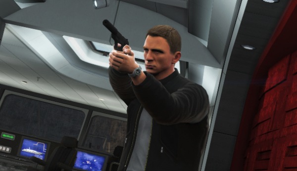 歐米茄詹姆斯邦德007：血石視頻游戲中戴著歐米茄手表