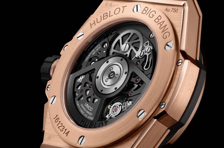 宇舶大爆炸鏈帶手表鑲滿彩色寶石搭配皇金表殼絢麗登場(chǎng)