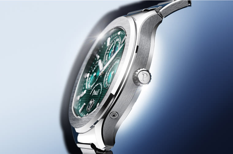 伯爵不銹鋼Polo運動表首度推出超薄萬年歷功能