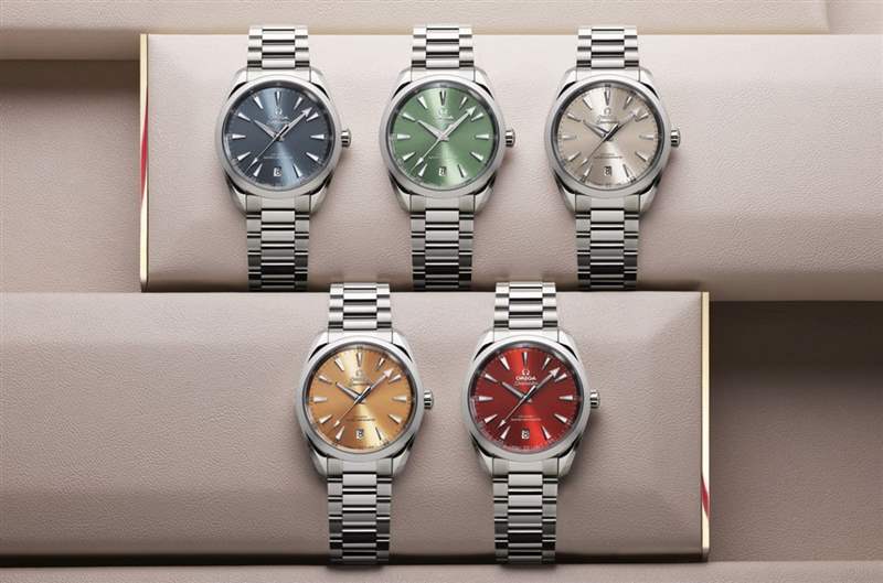 歐米茄海馬Aqua Terra「春系繽紛色彩」多色面盤齊發(fā)展現(xiàn)新魅力