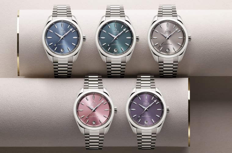 歐米茄海馬Aqua Terra「春系繽紛色彩」多色面盤齊發(fā)展現(xiàn)新魅力