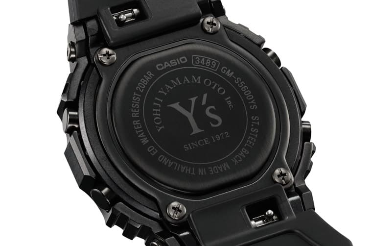 G-SHOCK與山本耀司主理品牌Y's合作打造時尚聯名表GM-S5600