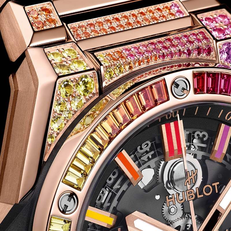 HUBLOT - 一種顏色不夠？ HUBLOT給大咖藏家們爆炸性視覺的彩虹豪表