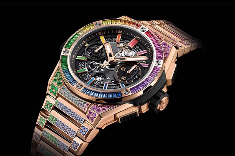 HUBLOT - 一種顏色不夠？ HUBLOT給大咖藏家們爆炸性視覺的彩虹豪表
