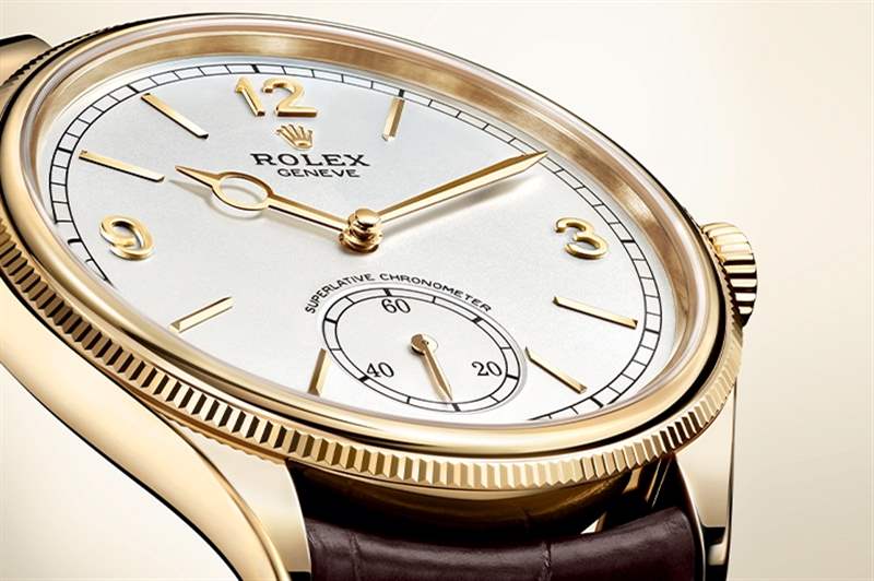 ROLEX - 勞力士全新系列Perpetual 1908，小三針、貴金屬、7140新機(jī)芯配透明底蓋