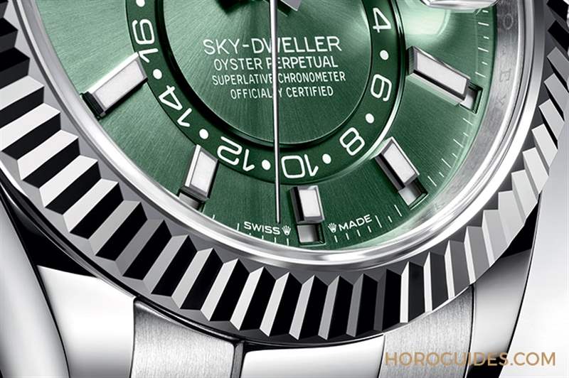 ROLEX - 勞力士天行者Sky-Dweller半金材質推出薄荷綠新色，玫瑰金材質搭配專屬藍綠色表盤